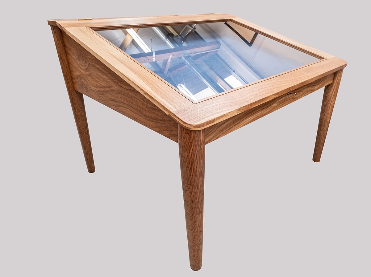 Army Air Corps Guidon Display Cabinet