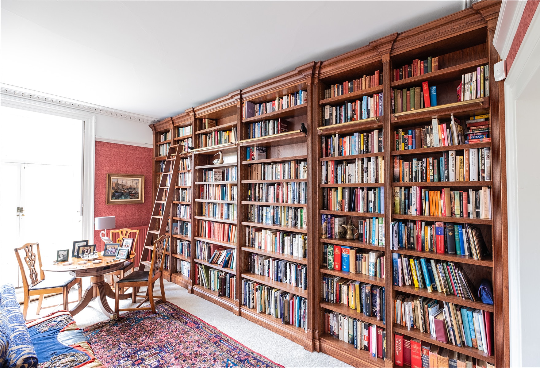 Victorian Break Fronted Library 