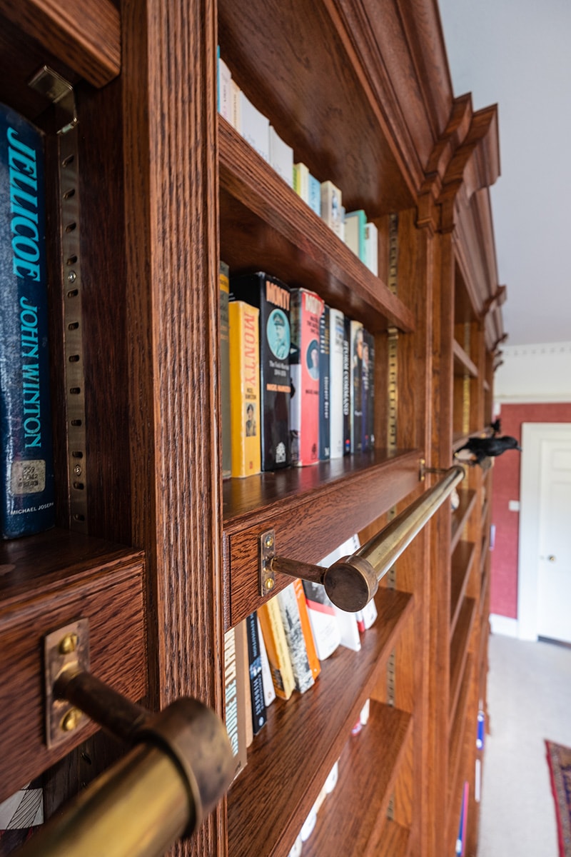 Victorian Break Fronted Library 