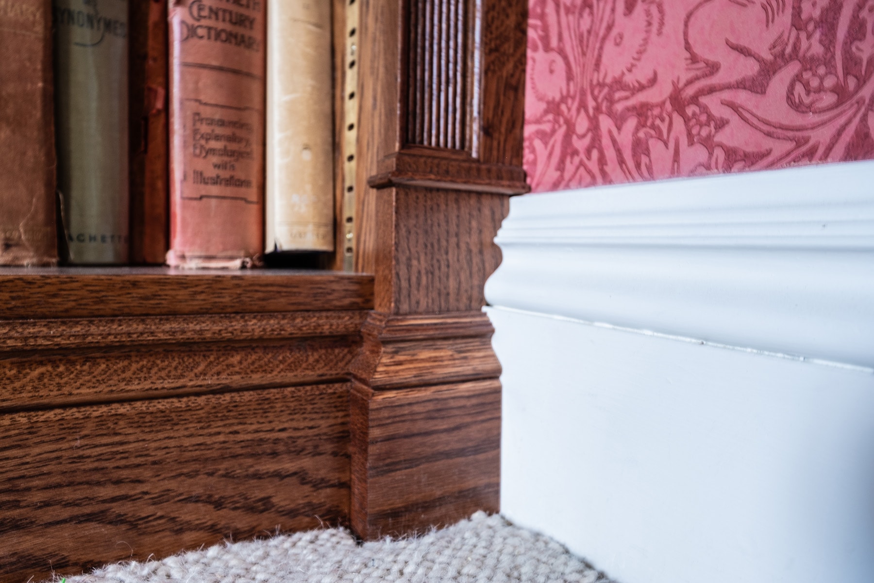 Victorian Break Fronted Library 