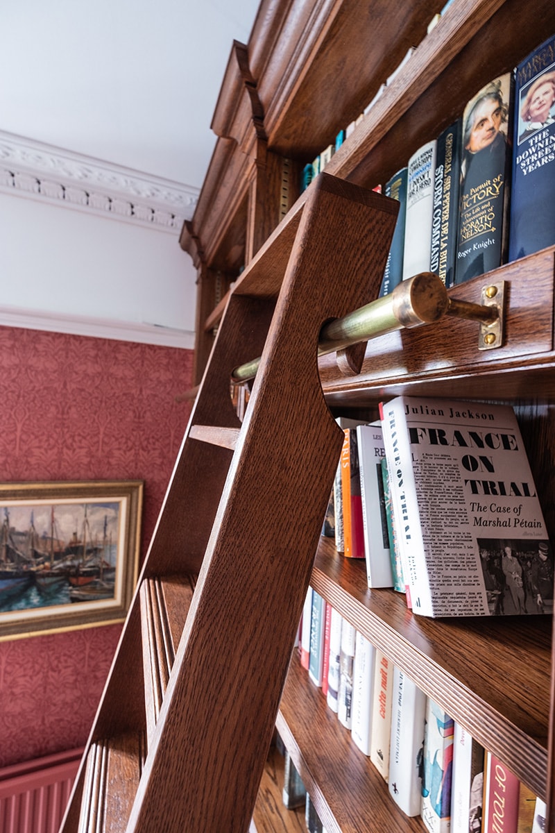 Victorian Break Fronted Library 