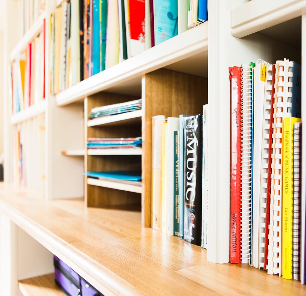 Violin Studio Bookcase